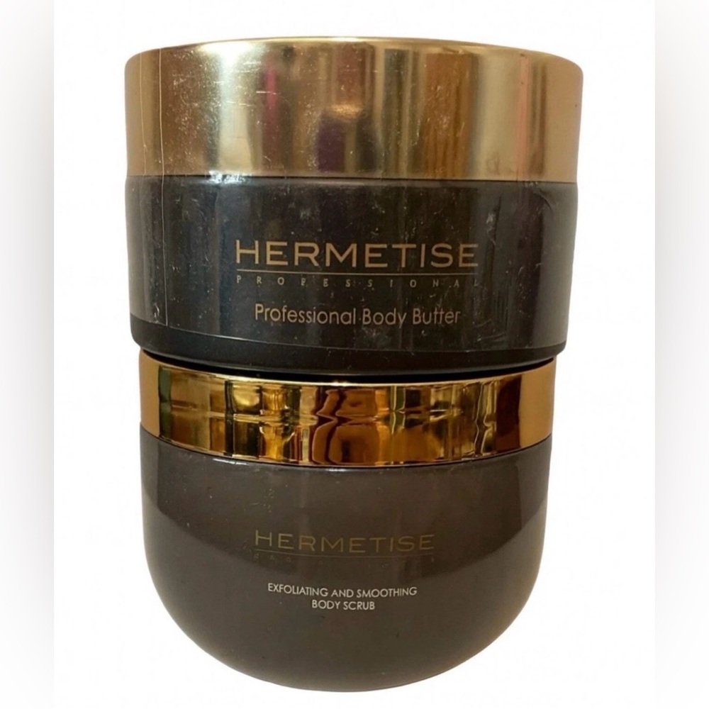 Hermetise Luxury Body Scrub & Body Butter Set